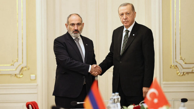 Tarihi imza sonrası ilk temas: Cumhurbaşkanı Erdoğan, Paşinyan ile görüştü tarihi imza sonrasi ilk temas cumhurbaskani erdogan pasinyan ile gorustu hP6935ls