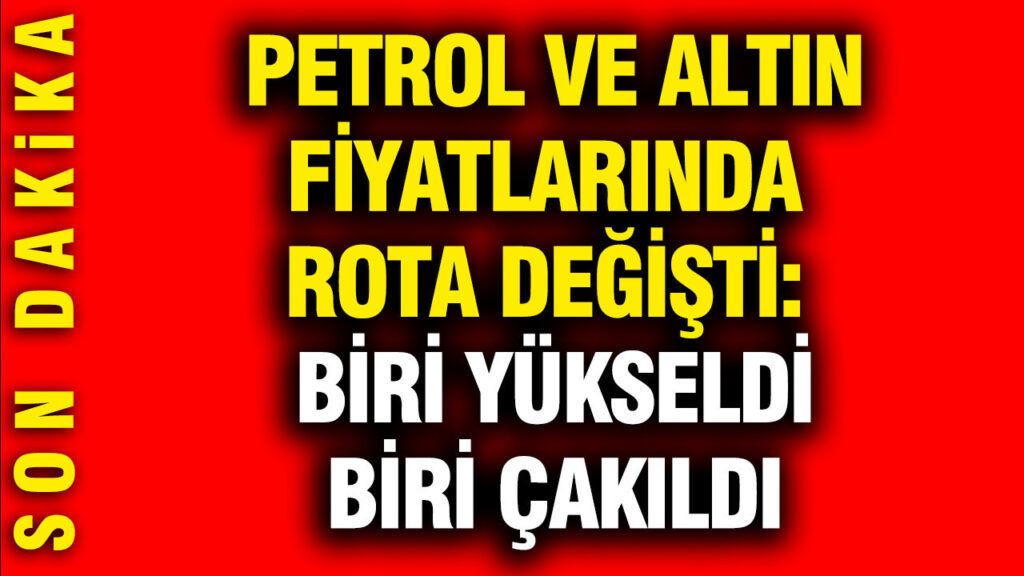 Orta Doğu’da Barış Umudu: Petrol ve Altın Fiyatları Uçuşa Geçti