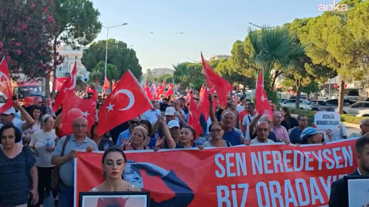 Aydinda chpnin il ve ilce yoneticilerinin gorevden alinmasina karsi orgut iradesi yuruyusu yapildi BcIyx7YY
