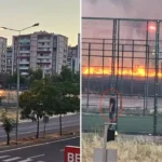 Diyarbakirda yangina ragmen futbol oynamaya devam ettiler LLTqBmzb